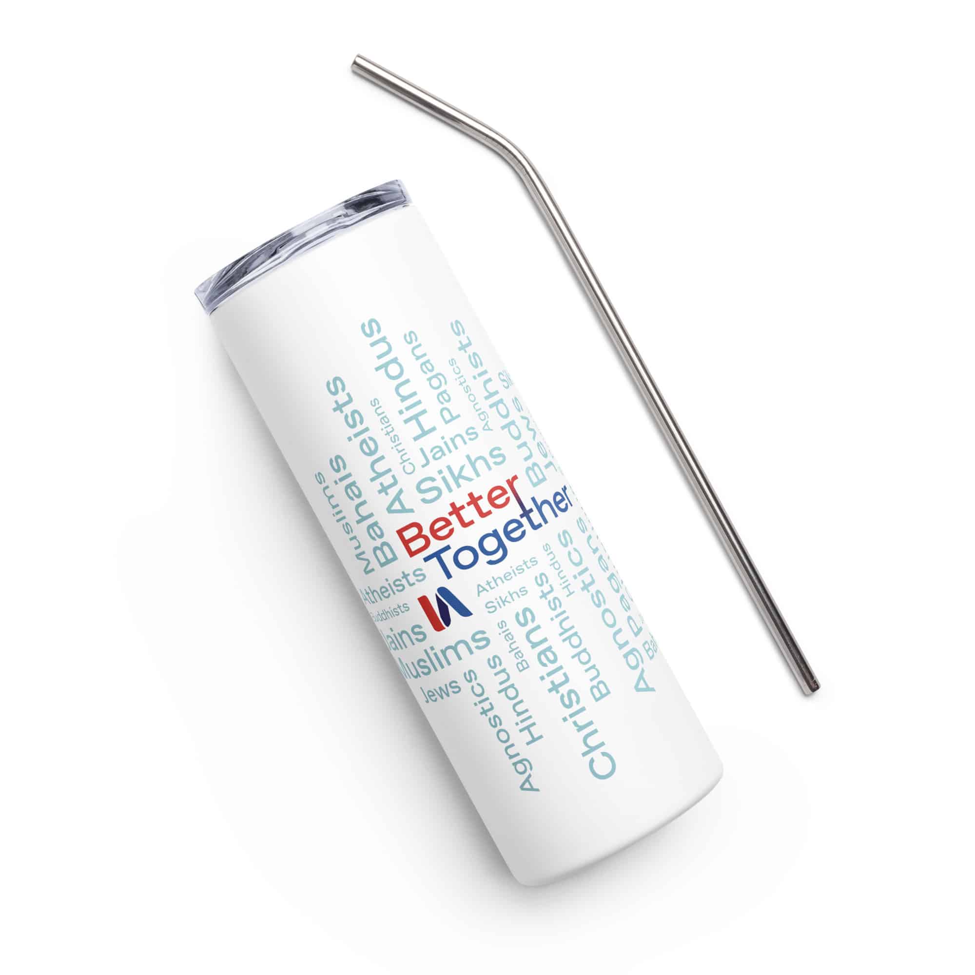 Better Together Word Cloud Stainless Steel Tumbler