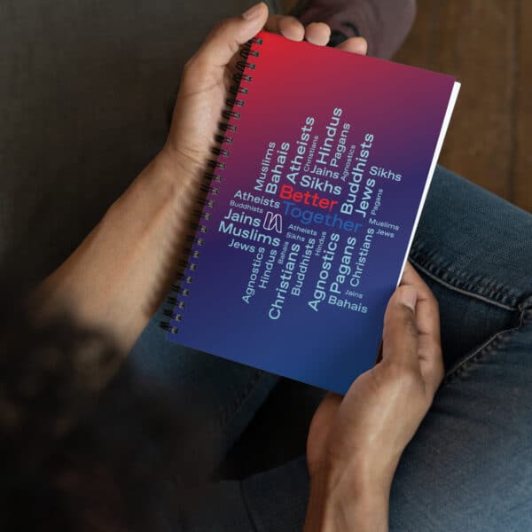 Better Together Word Cloud Spiral Notebook - Design 1